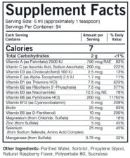 Alternative view of Super Nu-Thera Liquid Raspberry Flavor Concentrate - 16oz